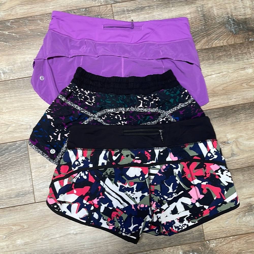 Lululemon shorts all size 8!